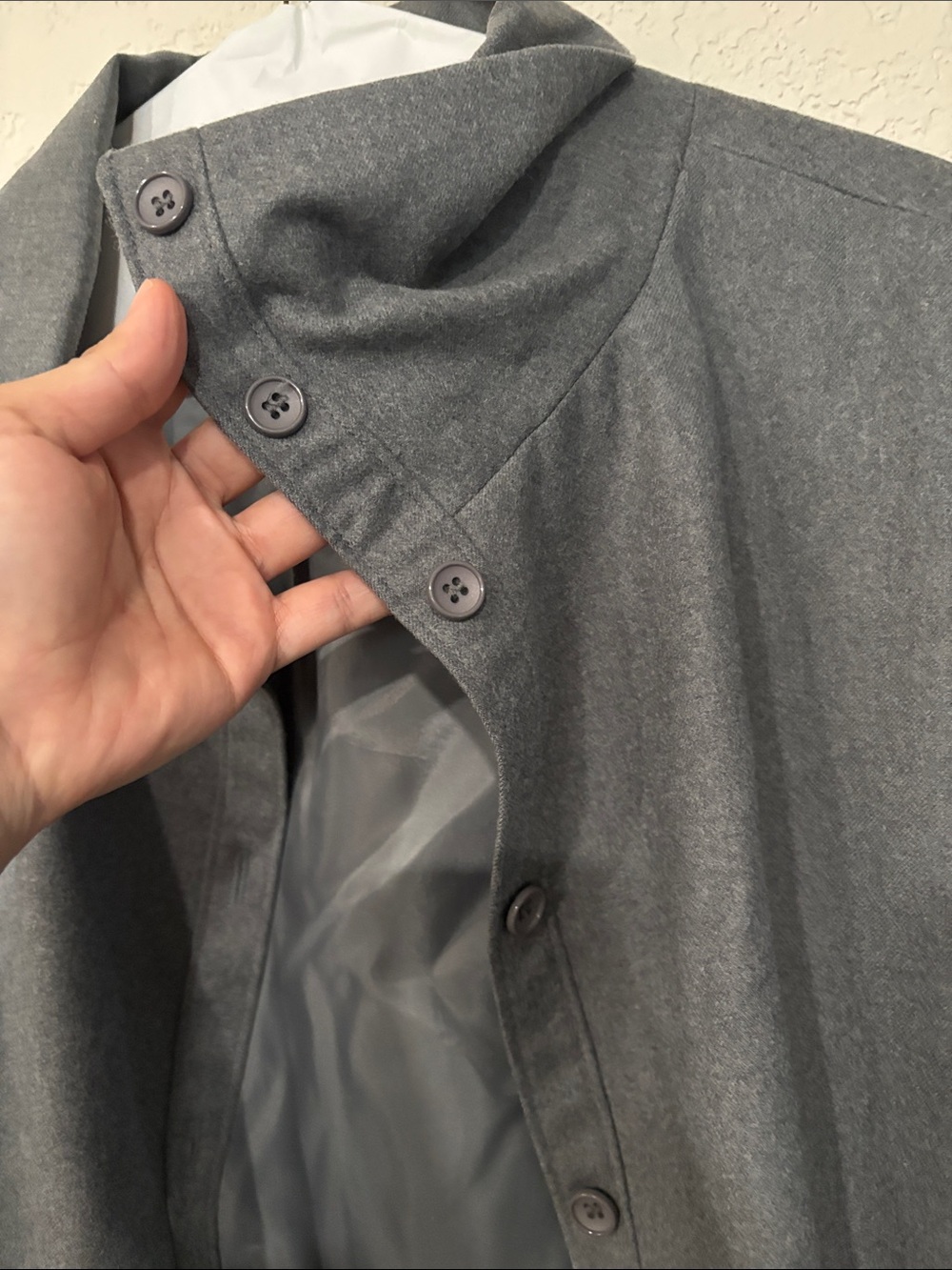 Vintage Stanley Sherman Women's Lightweight Gray coat - Picture 2 of 7